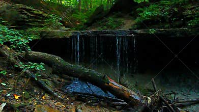 Maidenhair Falls Shades State Park Indiana