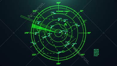 Air traffic control radar