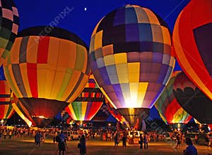 Hot Air Balloon Glow