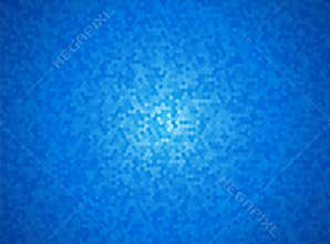 Cool ice blue hexagon background