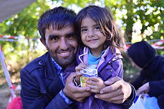 Refugees in Babska (Serbian - Croatina border)
