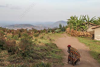 Burundi african village
