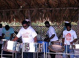 Steel band, Tobago.