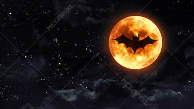 Bat clear moon black