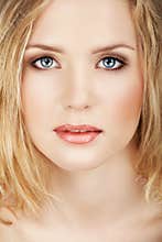 Beautiful blond woman