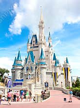Crystal clear view of Cinderella's Castle, Walt Disney World.