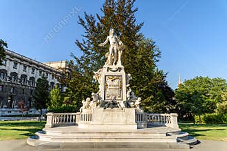 Wolfgang Amadeus Mozart Statue In Vienna