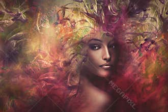 Fantasy woman composite