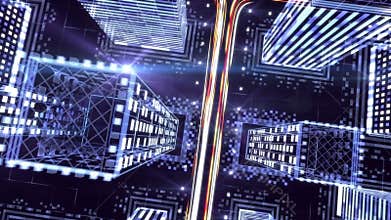 Digital Night City - Motion Graphics