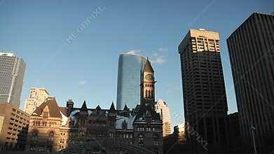 Toronto Downtown. Modern buildings and skyscrapers.