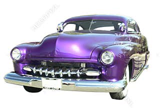 Hot Rod Street Car Isolated