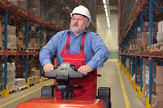 Older Warehouse Worker