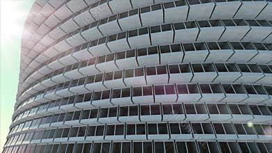 Future architecture. Futuristic building. modern building. Future concept.
