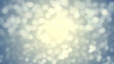 Blue gold abstract lights bokeh out of focus, sun