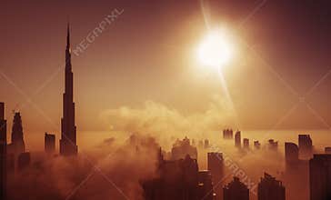 Fog in Dubai