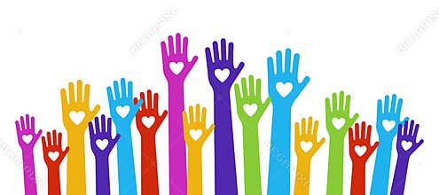 Hands love color