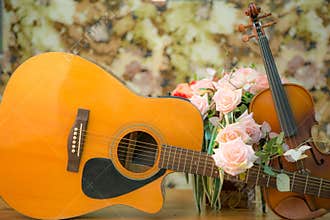 Violin,guitar,flute