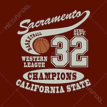 Sacramento Basketball t-shirt