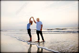 Couple on a beach