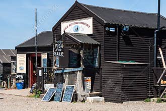 SOUTHWOLD, SUFFOLK/UK - JUNE 2 : Sole Bay Fish Company restaurant near the quayside at Southwold Suffolk on June
