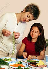 Cooking with mom