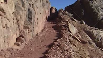 The ancient mountains of Sinai. Egypt.