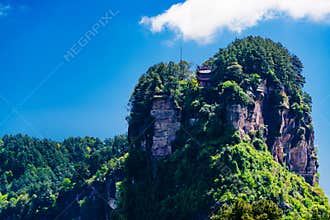Temple on peak