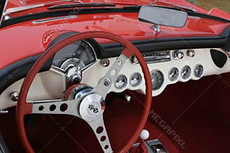 Dashboard of a sport-car