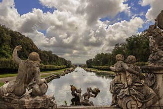 Caserta Palace Royal Garden,Italy (Campania).
