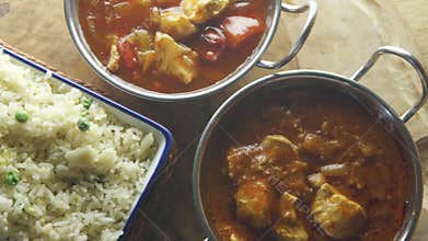 Indian Curry and Rice