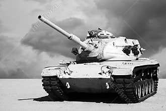 Tank in the Desert