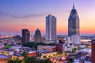 Mobile, Alabama Skyline