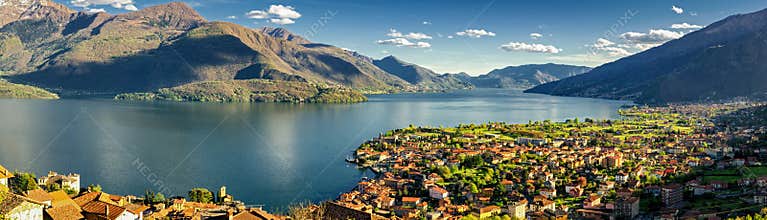 Gravedona and Lago di Como panorama