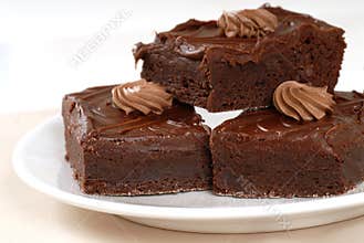 Chocolate fudge brownies