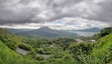 Kintamani Volcano in Bali Indonesia