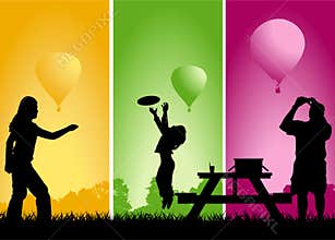 Picnic balloon race