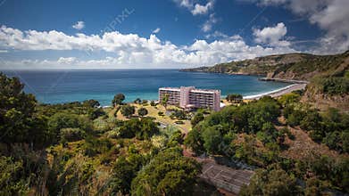 Atlantic ocean view hotel Azores Portugal