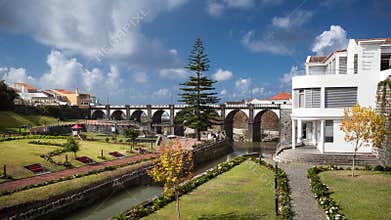 Ribeira Grande park Sao Miguel Azores Portugal