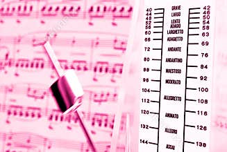 Classical music, metronome