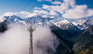 Communications Tower on Highland