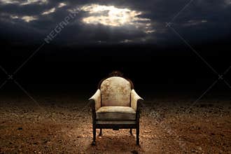 The throne