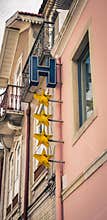 Hotel four star sign