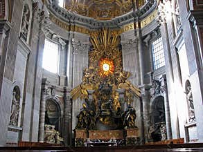 Rome St. Peters Front Altar