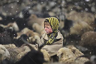 Girl from Upper Shimshal village