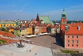 Castle Square, Warsaw, Poland