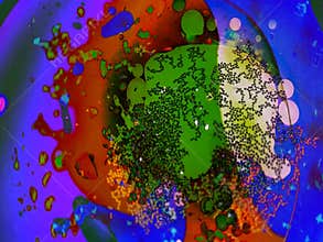 Abstract Psychedelic Visuals Liquid Light Show