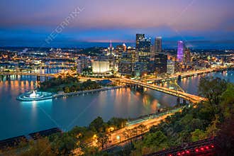 View of downtown Pittsburgh