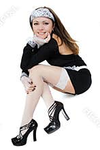 smiling young maid