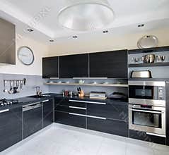 Interior of modern kitchen