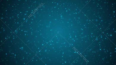 Blue sparkling lights